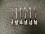 Gero 90 Verzilverde Art Deco Theelepels, Georg Nilsson, 6 st, Ophalen of Verzenden