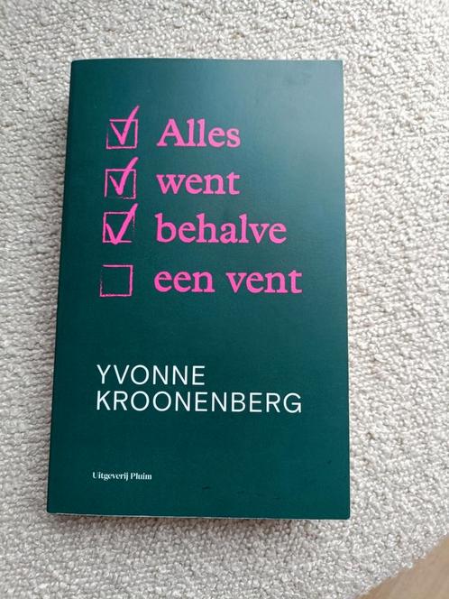 Yvonne Kroonenberg - Alles went behalve een vent, Boeken, Overige Boeken, Zo goed als nieuw, Ophalen of Verzenden