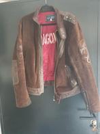 Vintage Armani jeans jas dragon hide, Kleding | Heren, Maat 52/54 (L), Armani jeans, Bruin, Ophalen of Verzenden
