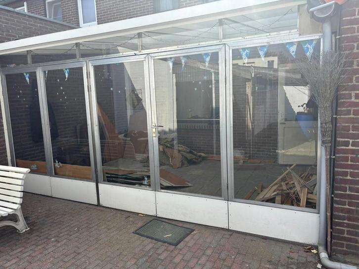 Serre wit, Tuin en Terras, Overkappingen, Gebruikt, Serre, Ophalen