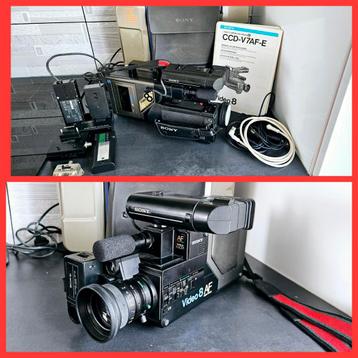 Sony CCD-V7AF-E Video8 camcorder set– met accessoires-koffer beschikbaar voor biedingen