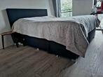 Boxspring bed + WELLPUR matras (apart te koop), Ophalen, Zwart, Tweepersoons, Zo goed als nieuw