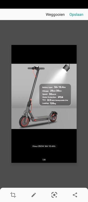 Kompleet nieuwe elektrische step zwart beschikbaar voor biedingen