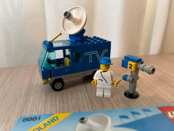 Lego Classic Town set 6661 ‘Mobiele TV Studio’ uit 1989 beschikbaar voor biedingen