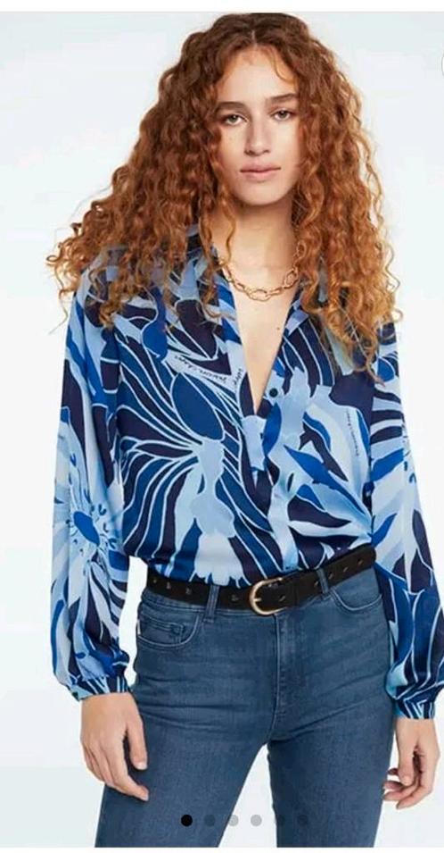 Fabienne Chapot Frida blouse maat 36 *nieuw *, Kleding | Dames, Blouses en Tunieken, Nieuw, Maat 36 (S), Blauw, Ophalen of Verzenden