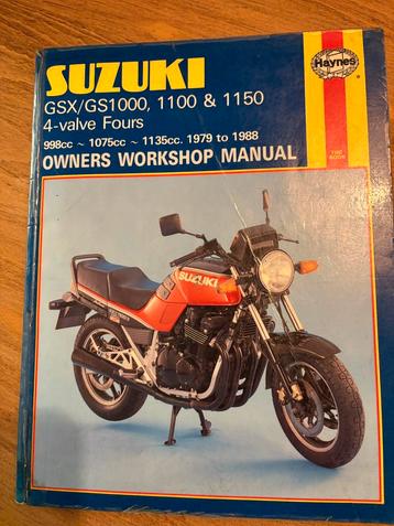 Haynes werkplaatshandboek Suzuki GSX/GS1000, 1100, 1150 beschikbaar voor biedingen