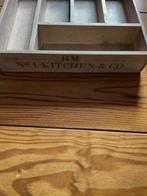 bestekbak van Riviera Maison, Ophalen, Zo goed als nieuw, Hout, Bestekset