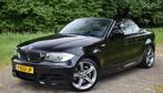 BMW 1-serie Cabrio 135i*Windscherm*18"inch*Stuurverw*Leder*3, Achterwielaandrijving, Gebruikt, Zwart, Cabriolet