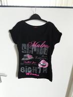 Zgan mooi t shirt maat 134-140 zwart, Ophalen of Verzenden, Zo goed als nieuw, Jongen, Shirt of Longsleeve