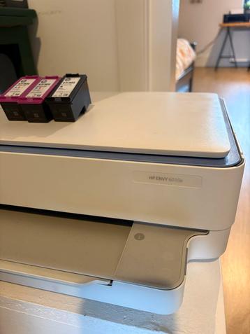 HP Envy 6010e Printer - Nieuwe Cartridges! beschikbaar voor biedingen