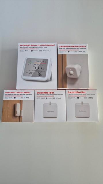 SwitchBot accessoires (SwitchBot Bot, Meter Pro en sensors) beschikbaar voor biedingen