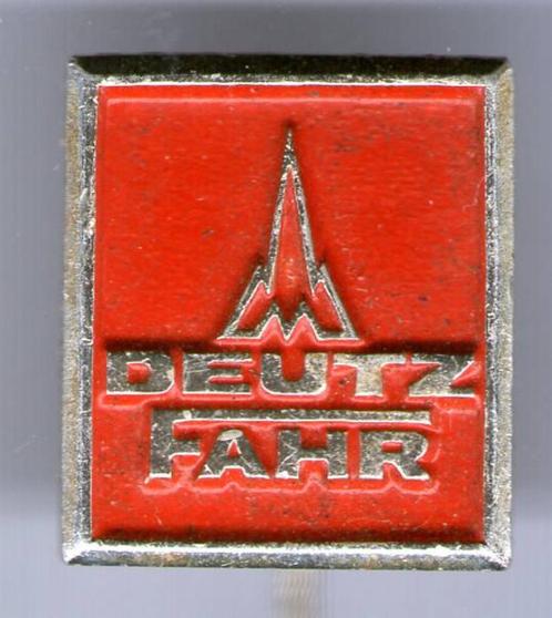 MAGIRUS DEUTZ rood op zilverkl tractor speldje ( E_106a ), Verzamelen, Speldjes, Pins en Buttons, Nieuw, Speldje of Pin, Transport