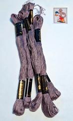 5x DMC mouline, paars 3041, Hobby en Vrije tijd, Borduren en Borduurmachines, Mulhouse, France, Nieuw, Ophalen of Verzenden, Borduurgaren of Zijde