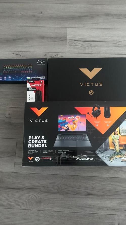 Gaming laptop HP victus RTX met setup, Computers en Software, Windows Laptops, Zo goed als nieuw, 15 inch, Gaming, Ophalen of Verzenden