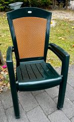 Tuinstoelen kunststof groen, Tuin en Terras, Tuinstoelen, Ophalen, Zo goed als nieuw, Kunststof