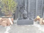Mooie grote oosterse Buddha fontein water ornament beton, Wicker, Ophalen of Verzenden, Zo goed als nieuw