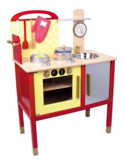 Kinderkeuken Denise,nergens goedkoper, Kinderen en Baby's, Speelgoed | Speelkeukens, Nieuw, Speelkeuken, Hout, Ophalen of Verzenden