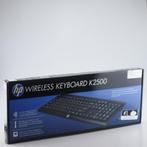 HP wireless keyboard K2500 Zwart | Nieuw