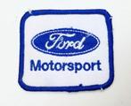 FORD MOTORSPORT-  patch opnaai embleem 80s, Verzamelen, Ophalen of Verzenden, Zo goed als nieuw, Auto's