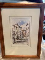 Ingekleurde pentekening , gesigneerd Tutek 2000, Ophalen of Verzenden