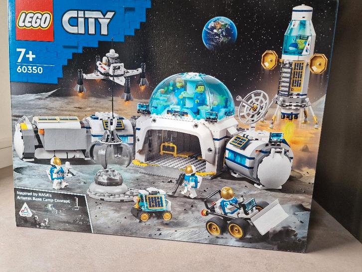 LEGO 60350 — Lunar Research Base (City), Kinderen en Baby's, Speelgoed | Duplo en Lego, Nieuw, Lego, Complete set, Ophalen of Verzenden