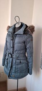 Khujo jas winterjas mantel groen maat M 36 38 igs, Khujo, Ophalen of Verzenden, Maat 36 (S), Gedragen