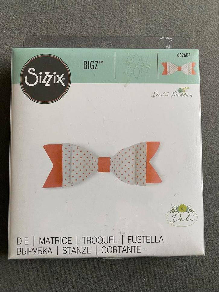 Sizzix Bigz Double Bow by Debi Potter  662604, Hobby en Vrije tijd, Knutselen, Nieuw, Gereedschap of Toebehoren, Ophalen of Verzenden
