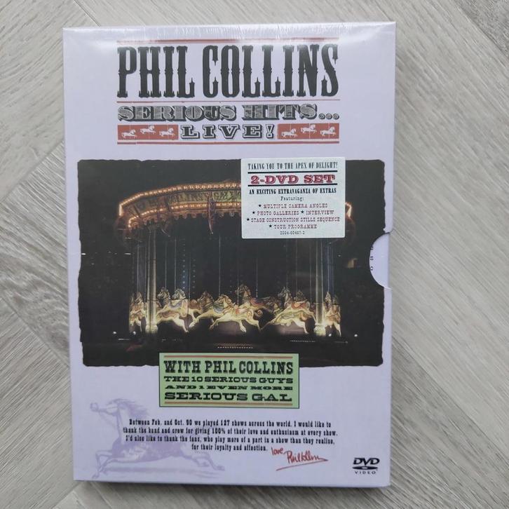 2DVD/Phil Collins / Serious Hits...Live / Nieuw, in de seal, Cd's en Dvd's, Dvd's | Muziek en Concerten, Nieuw in verpakking, Muziek en Concerten