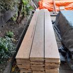 Massief grenen vloer 26 m2 vloerdelen 18 cm breed, Ophalen, Gebruikt, Vloerdelen of -planken, 10 tot 30 cm