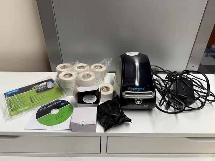 Dymo 450 labelwriter met etiketten, Computers en Software, Labelprinters, Zo goed als nieuw, Etiket, Ophalen of Verzenden
