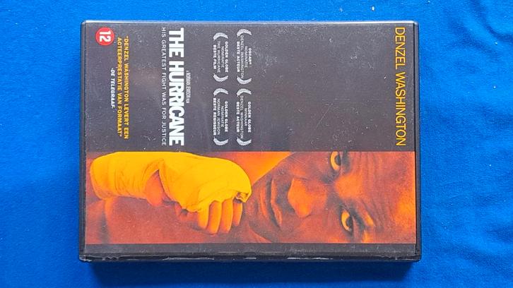 The Hurricane "Denzel Washington", Cd's en Dvd's, Dvd's | Drama, Zo goed als nieuw, Vanaf 16 jaar, Ophalen of Verzenden