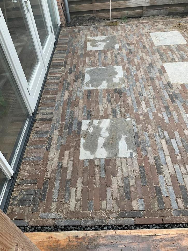 3m2 waaljes voor border of klein paadje, Tuin en Terras, Tegels en Klinkers, Klinkers, Minder dan 5 m², Ophalen