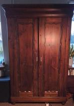 Mooie grote houten meidenkast / linnenkast, Huis en Inrichting, Ophalen, 100 tot 150 cm, 150 tot 200 cm, 25 tot 50 cm