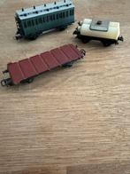 3 wagons HO wisselstroom eigenbouw door vorige eigenaar, Hobby en Vrije tijd, Modeltreinen | H0, Wisselstroom, Gebruikt, Wagon