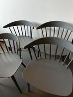 HAY J104 eetkamerstoelen, Ophalen, Gebruikt, Vier, Grijs