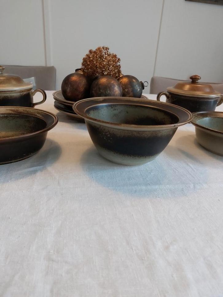 Porsgrund servies antiek Opdienschalen Set - Diverse Maten, Huis en Inrichting, Keuken | Servies, Schaal of Schalen, Overige stijlen