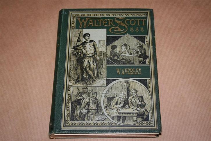 Walter Scott. Waverley. Antiek boek, 1893., Antiek en Kunst, Antiek | Boeken en Bijbels, Ophalen of Verzenden