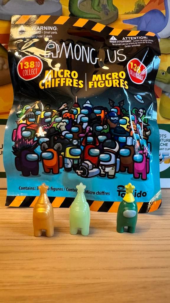 Among Us Micro Figuurtjes, Kinderen en Baby's, Speelgoed | Actiefiguren, Nieuw, Ophalen of Verzenden