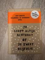 Het Grote Dilemma op Dinsdag Spel - Originele Editie!, Een of twee spelers, Ophalen of Verzenden, Zo goed als nieuw, Reisspel