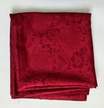 Bourdeux polyester stof met bloemen | L200 x B115 cm, Ophalen of Verzenden, 30 tot 120 cm, Polyester, Rood