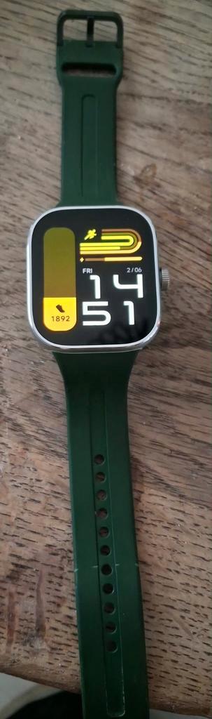 Xiaomi redmi smartwatch 4- Groen - Nieuwstaat, Sieraden, Tassen en Uiterlijk, Smartwatches, Zo goed als nieuw, Android, Groen