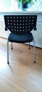 Design stoelen zwart met chroom € 25,00 per stuk., Zo goed als nieuw, Zwart, Ophalen