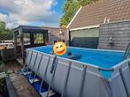 bestway zwembad 488x244x122, Gebruikt, 300 cm of meer, Rechthoekig, Ophalen