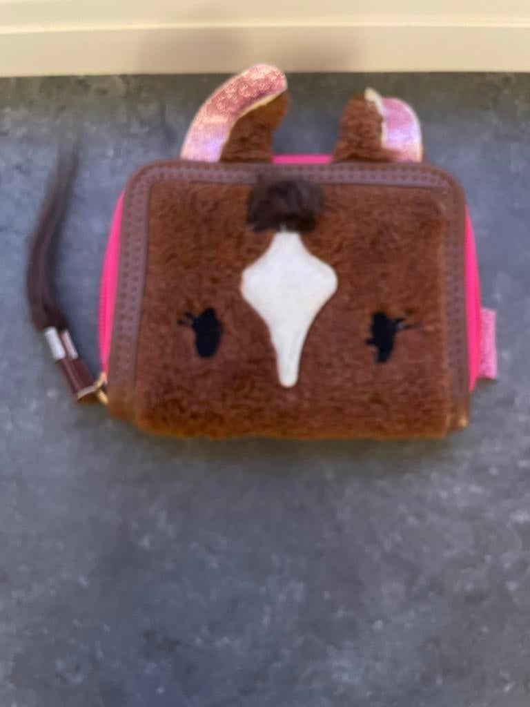 1 paarden portemonnee, Sieraden, Tassen en Uiterlijk, Portemonnees, Ophalen, Zo goed als nieuw