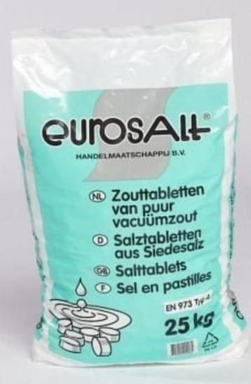 zak á 25kg Eurosalt Zouttabletten oav waterontharder beschikbaar voor biedingen