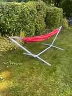 Hangmat met stalen frame, Ophalen, Gebruikt, Met standaard, Eenpersoons
