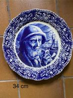 Delfts blauw wandbord, Antiek en Kunst, Antiek | Wandborden en Tegels, Ophalen of Verzenden