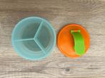 Tupperware babyvoeding bakje trio, Ophalen of Verzenden, Zo goed als nieuw, Oranje, Bak of Kom