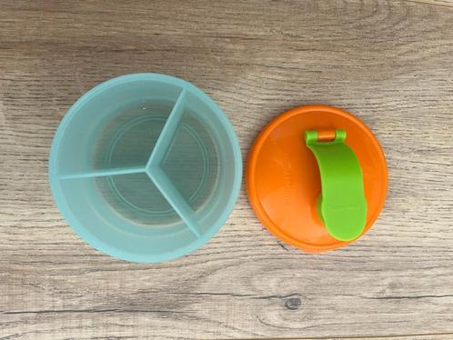 Tupperware babyvoeding bakje trio, Huis en Inrichting, Keuken | Tupperware, Zo goed als nieuw, Bak of Kom, Oranje, Ophalen of Verzenden