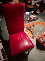 Rode Eetkamerstoel, Gebruikt, Ophalen of Verzenden, Eén, Rood